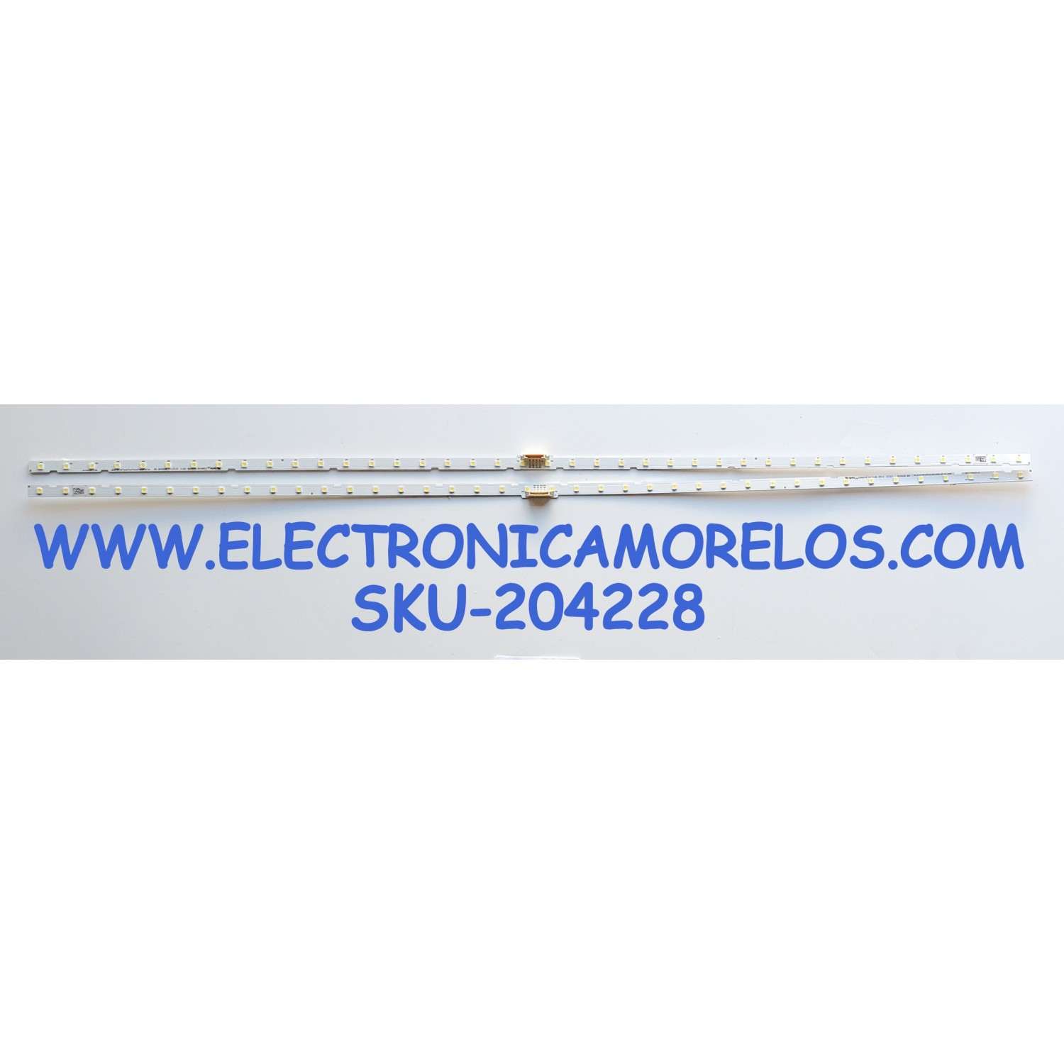 KIT DE LED'S PARA TV SAMSUNG (2 PIEZAS) / NUMERO DE PARTE BN96-45913A / 45913A / AOT_55_NU7300_NU7100_2X40_3030C_D6T_2D1_20S2P / PANEL'S  CY-CN055HGLV2H / CY-NN055HGHV6H / MODELOS UN55NU7090 / UN55NU7100 / UN55NU740D ( MAS MODELOS EN DESCRIPCION )